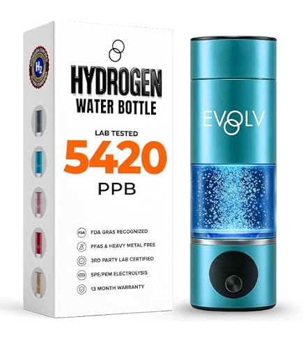 Amazon.com: EVOLV Hydrogen Water Bottle Generator – SPE & PEM